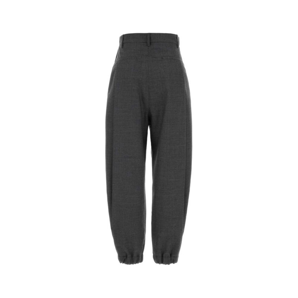Moschino Women Grey Wool Pant - Picture 2 of 2